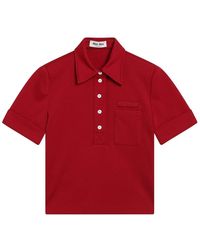 Miu Miu - Jersey Polo - Lyst