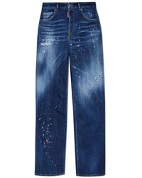 DSquared² - Jeans ,Blauw ,Katoen Traveller Jeans - Lyst