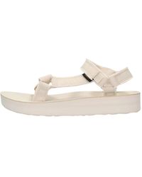 Teva - Bequeme weiße sandalen w midform universal - Lyst