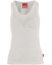 DIESEL - Pr-T-Anki-Lace-R Tank Top - Lyst