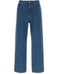 Jil Sander - Jeans ,Blauw ,Katoen Loose Fit Jeans - Lyst