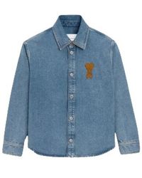 Ami Paris - Denim Shirts - Lyst