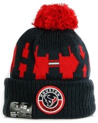KTZ - Accessoires ,Zwart ,Nfl Pom Pom Hat Field Sport Knit - Lyst