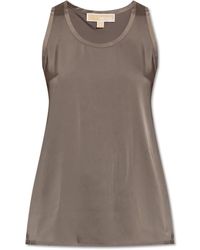 Michael Kors - Tops ,Bruin ,Mouwloze Top - Lyst