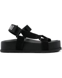 Moschino - Flat Sandals - Lyst