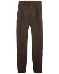 Incotex - Pattern 54 Stretch Katoenen Broek - Lyst