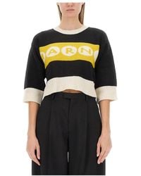 Marni - Jersey With Logo - Lyst