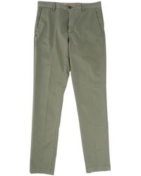 White Sand - Broeken ,Groen ,Katoen Slim Fit Chino - Lyst