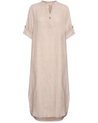 Cream - Dresses > day dresses > midi dresses - Lyst