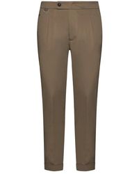Low Brand - Cropped Trousers - Lyst