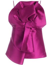 Alberta Ferretti - Sleeveless Tops - Lyst