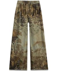 Oltre - Wide Trousers - Lyst