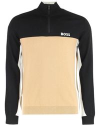 BOSS - K Hydro-X 1 Half-Zip Sweater - Lyst