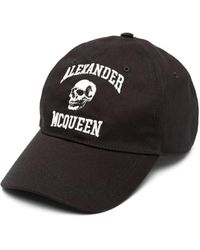 Alexander McQueen - E Varsity Skull Baseballkappe - Lyst
