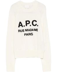 A.P.C. - Rundhals-Strickware - Lyst