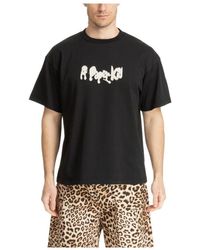 A PAPER KID - Gemustertes Logo T-Shirt - Lyst