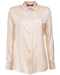 Max Mara - Camisa De Seda Con Botones De Joya, Mujer, Talla - Lyst