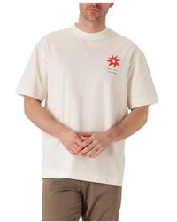 SELECTED - Beiges O-Neck Tee Für Herren - Lyst