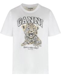 Ganni - T-Shirts - Lyst