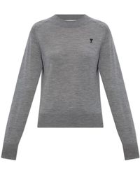 Ami Paris - Round-Neck Knitwear - Lyst