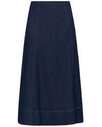 Kaffe - Denim Skirts - Lyst