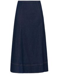 Kaffe - Rokken ,Blauw ,Rokken - Lyst