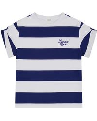 Laneus - Gestreiftes Jersey T-Shirt Für Männer - Lyst