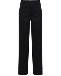 Douuod Woman - Straight Trousers - Lyst