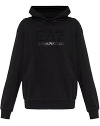 EA7 - Logo Series Kapuzenpullover - Lyst
