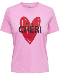 ONLY - T-Shirts - Lyst