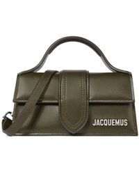 Jacquemus - Grüne Leder-Handtasche Mit Top-Griff - Lyst