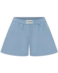 Des Phemmes - Korte Broeken ,Blauw ,Katoen Cotton Boxer Shorts - Lyst