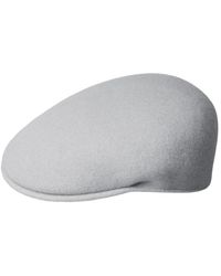 Kangol - Accessoires ,Grijs ,Wol Grijze Wollen Pet Iconische Stijl - Lyst