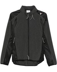 ROA - Numb Pinstriped Hood Jacket - Lyst