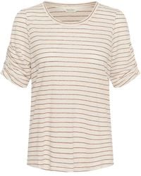 Part Two - Tops ,Veelkleurig ,Brizette Pw T-Shirt - Lyst
