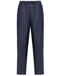 Dries Van Noten - Jeans ,Blauw ,Katoen Straight Jeans - Lyst