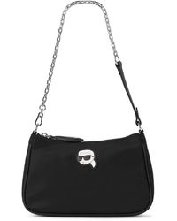 Karl Lagerfeld - Borsa A Spalla Ikon Con Applicazione - Lyst