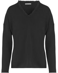 Allude - V-Neck Knitwear - Lyst