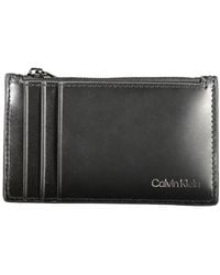 Calvin Klein - Black Leather Wallet - Lyst