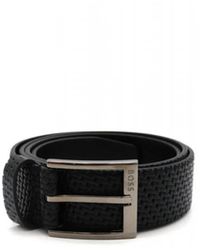 BOSS - Elloy Woven Belt - Lyst