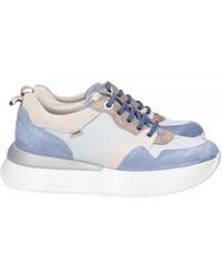 Callaghan - Sneakers Aus Wildleder Und Leder - Lyst