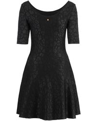 Versace - Jacquard Gebreide Mini-Jurk - Lyst