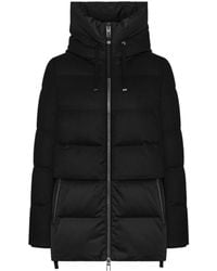 DUNO - Kurze Schwarze Parka Jacke - Lyst