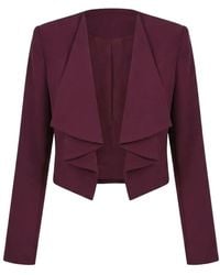 Rinascimento - Jassen ,Paars ,Polyester Sakoi Jas - Lyst