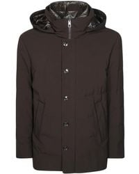 Montecore - Jassen ,Bruin ,Leer Piumino Imbottito Ny - Lyst