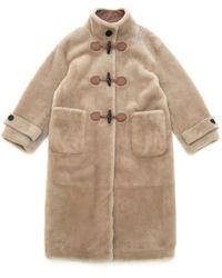 Just things we like - Jassen ,Bruin ,Wol Fufu Shearling Coat - Lyst