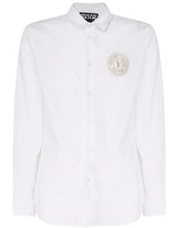 Versace - Weißes hemd für männer - Lyst