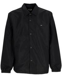 Obey - Froggy Coach Jacket Zwart - Lyst