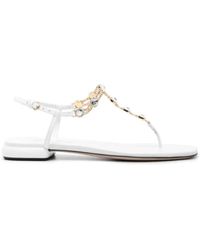 Miu Miu - Flat Sandals - Lyst
