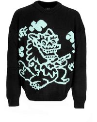 DOLLY NOIRE - Round-Neck Knitwear - Lyst